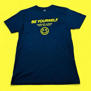 Salty Savage Be Yourself Nobody Likes You Anyway Graphic T Shirt Mens M Black